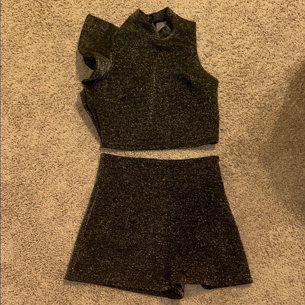 Black sparkle set